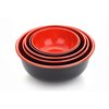 Melamine Bowl (Red & Black)