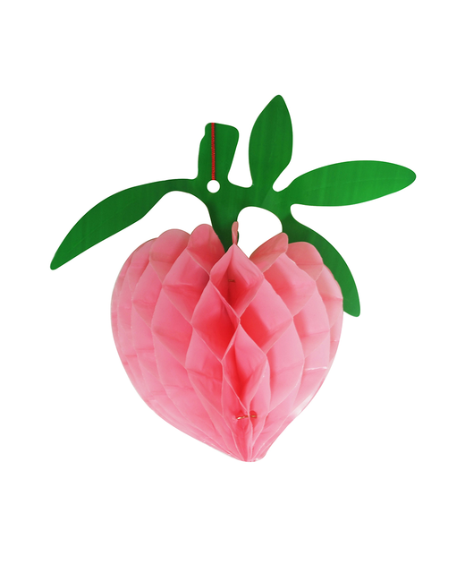 Novelty Fruit Lantern Peach Pink