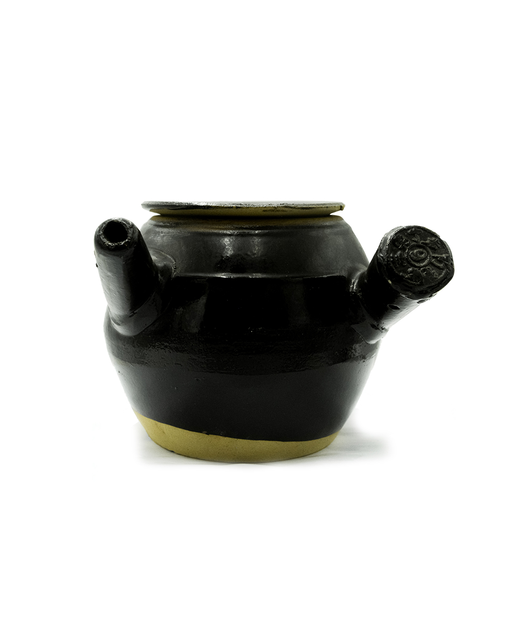 Clay Soup Herb Pot (Brown)
