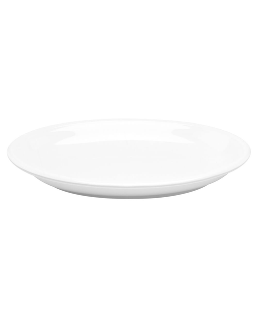 Crockery Deep Oval Plate (White)