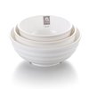 Melamine Ribbed Bowl (White)