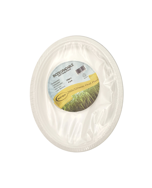 Biodegradable Oval Plate