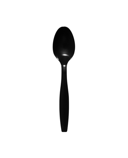 Plastic Spoon (Black)