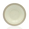 Crockery Dish Bowl With Pattern (Double Brown Stripe)