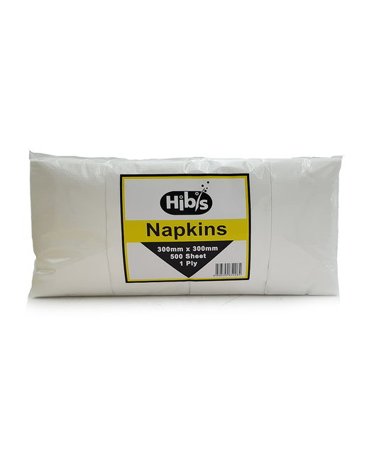 Napkins 1 Ply Fold (White)