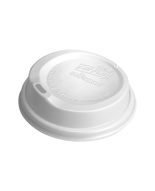 EcoSmart Lid For Hot Paper Cups (White)
