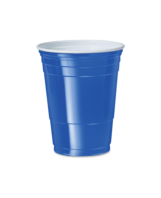 Solo Plastic Cups 16oz (Blue)