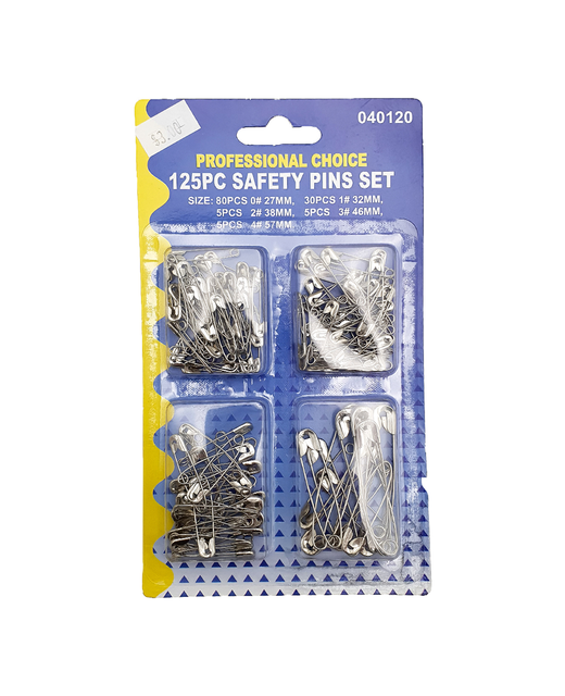 Assorted Safety Pins (Silver)